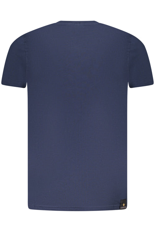 CAMISETA DE MANGA CORTA PARA HOMBRE DE LA ACADEMIA MILITAR, AZUL