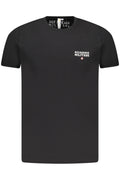 CAMISETA NEGRA DE MANGA CORTA PARA HOMBRE DE LA ACADEMIA MILITAR
