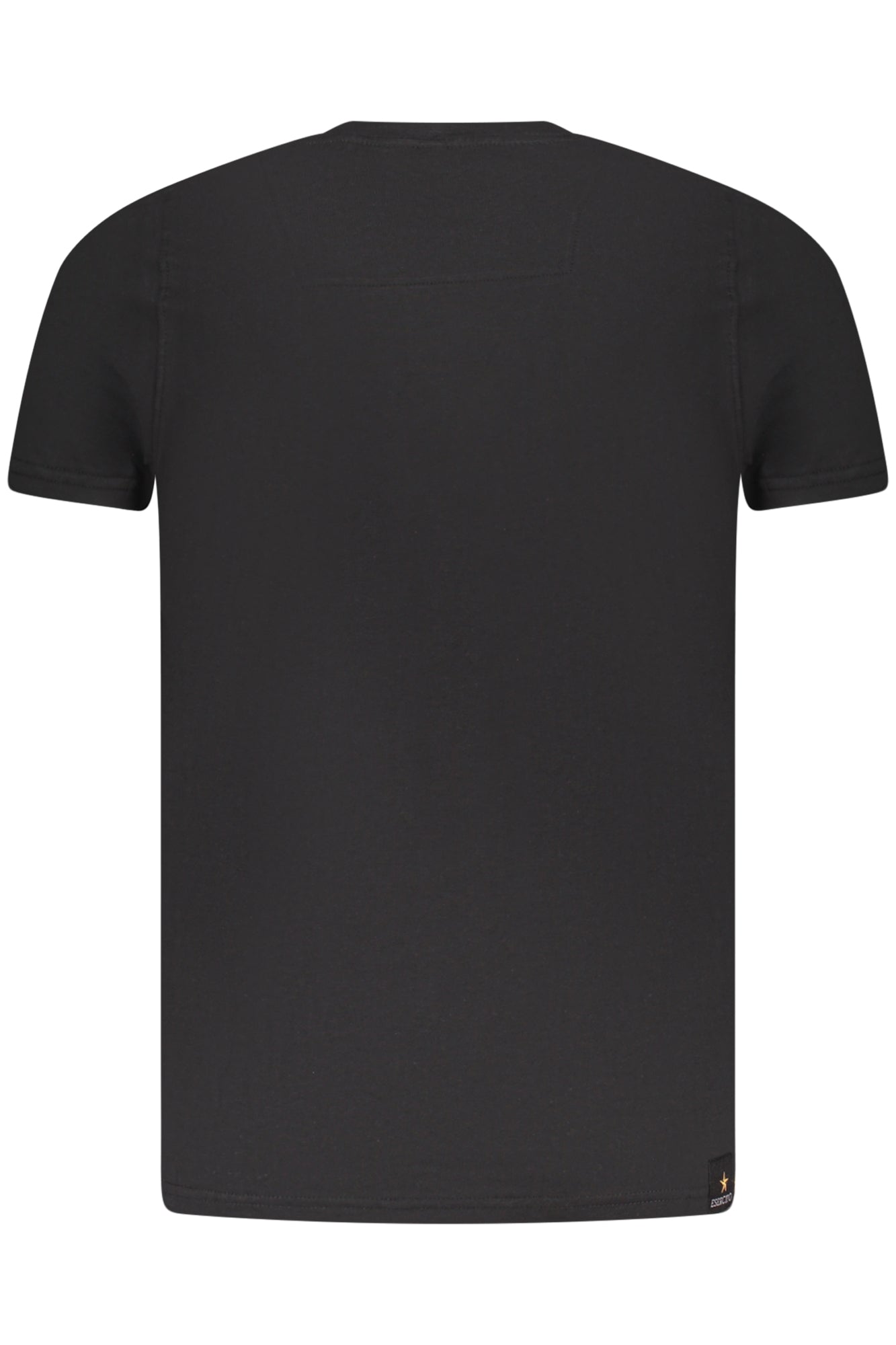 CAMISETA NEGRA DE MANGA CORTA PARA HOMBRE DE LA ACADEMIA MILITAR