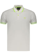 Polo blanco de manga corta para hombre Kisses & Hugs