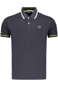 Polo azul de manga corta para hombre Kisses & Hugs