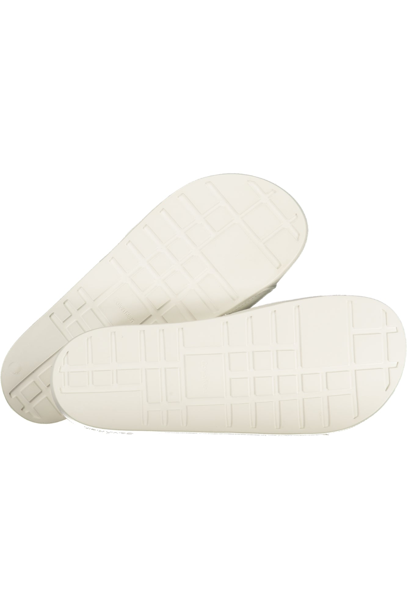 CALZADO DE HOMBRE CALVIN KLEIN, PANTUFLAS BLANCAS CALVIN KLEIN