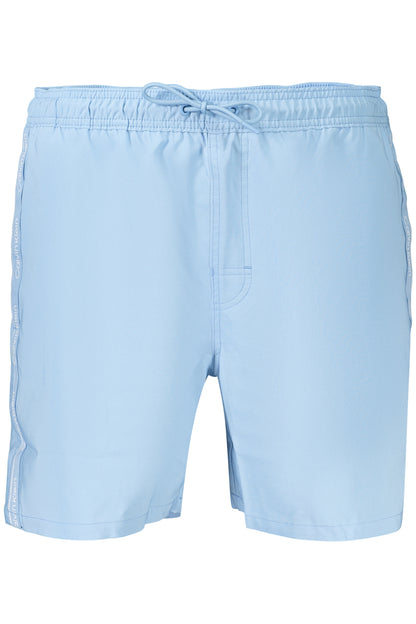 Maillot de bain homme Calvin Klein � fond bleu