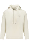 Sudadera con cremallera para hombre Calvin Klein, color beige.
