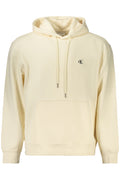 Sudadera con cremallera para hombre Calvin Klein, color beige.