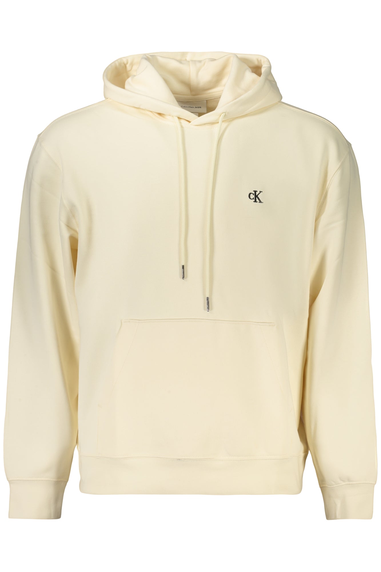 Sudadera con cremallera para hombre Calvin Klein, color beige.