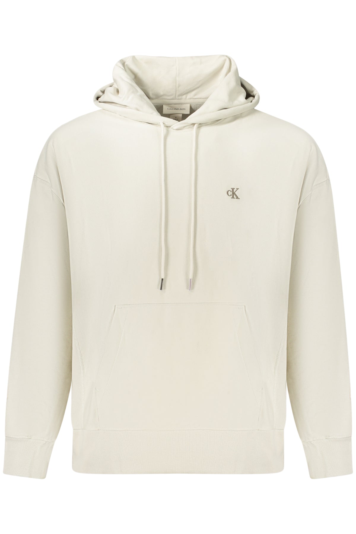 Sudadera con cremallera para hombre Calvin Klein, color beige.