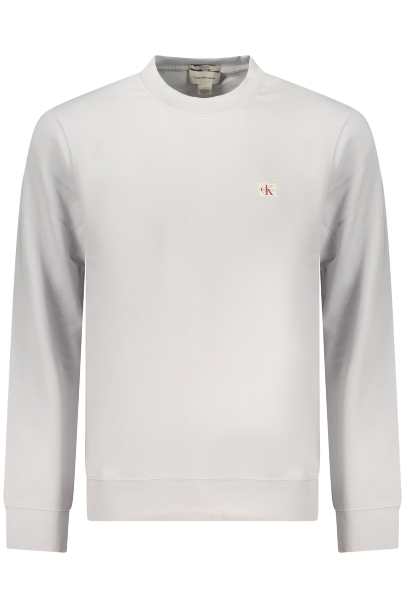 Sudadera gris con cremallera para hombre de Calvin Klein