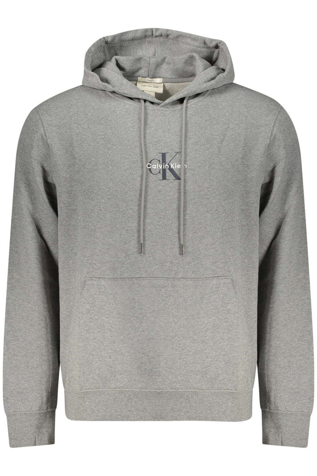 Sudadera gris con cremallera para hombre de Calvin Klein