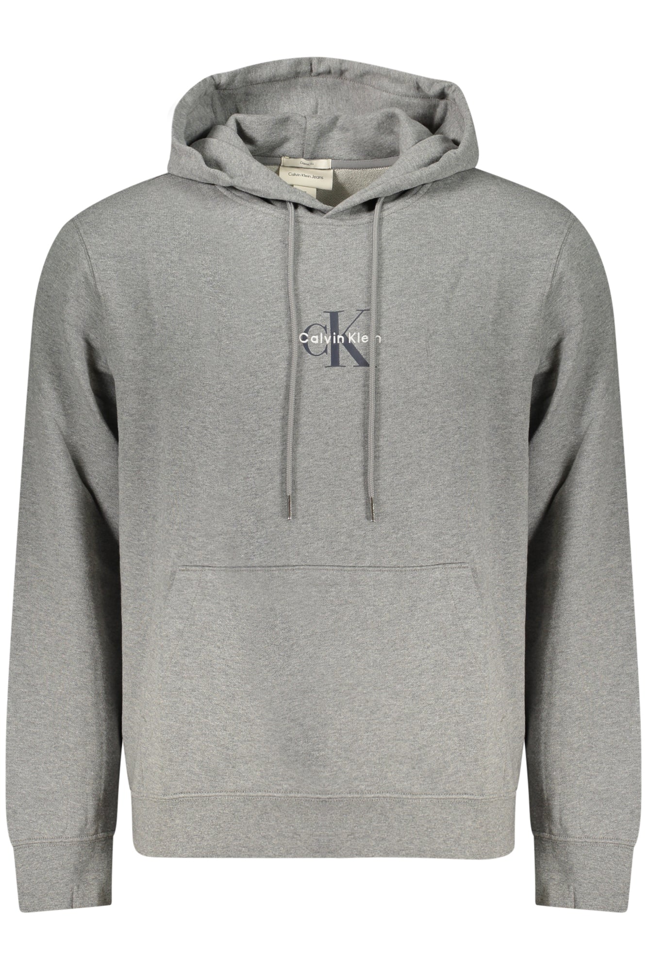 Sudadera gris con cremallera para hombre de Calvin Klein