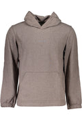 Sudadera con cremallera marr? para hombre de Calvin Klein