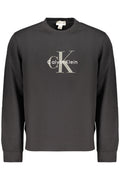 Sudadera negra con cremallera para hombre de Calvin Klein
