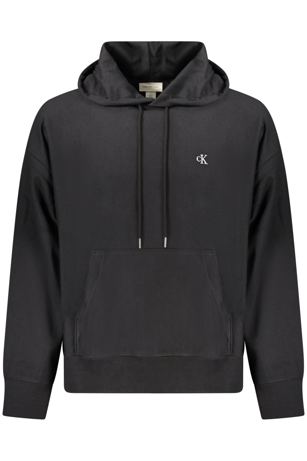 Sudadera negra con cremallera para hombre de Calvin Klein