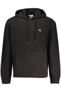 Sudadera negra con cremallera para hombre de Calvin Klein
