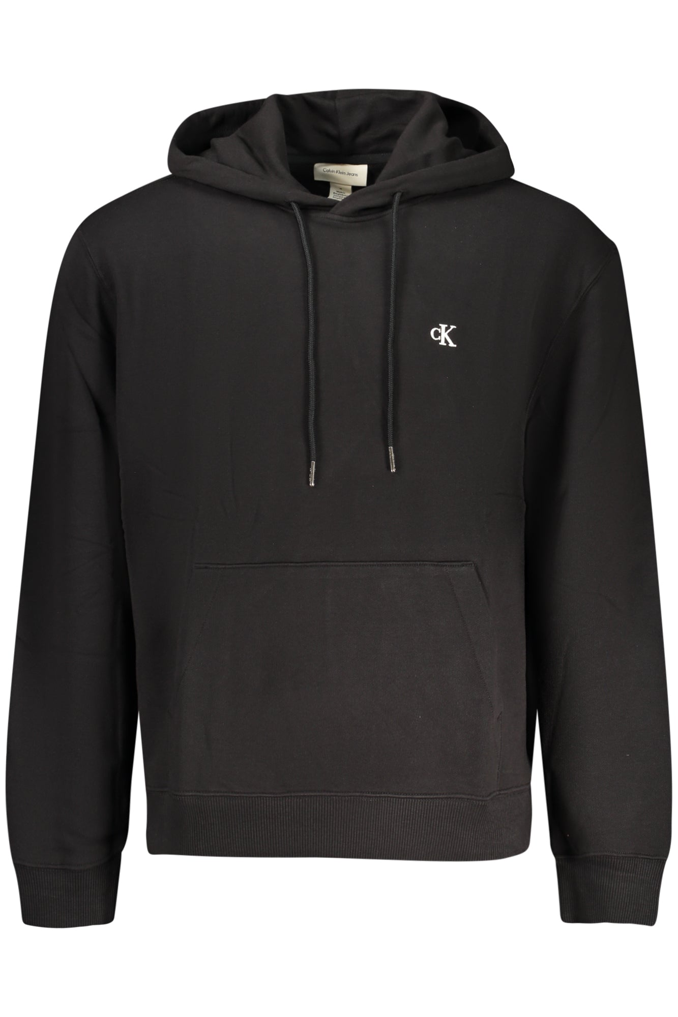 Sudadera negra con cremallera para hombre de Calvin Klein