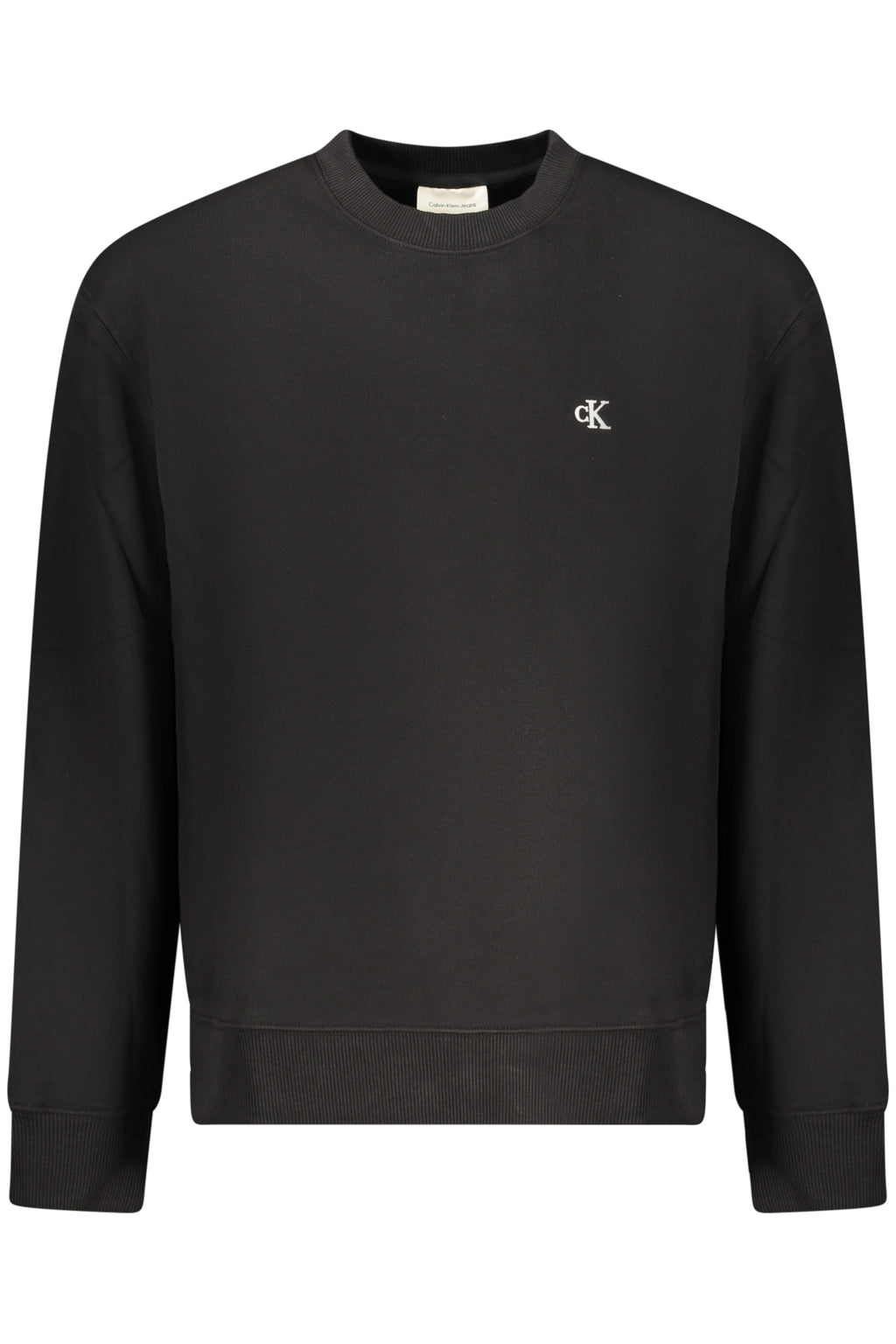 Sudadera negra con cremallera para hombre de Calvin Klein