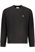 Sudadera negra con cremallera para hombre de Calvin Klein