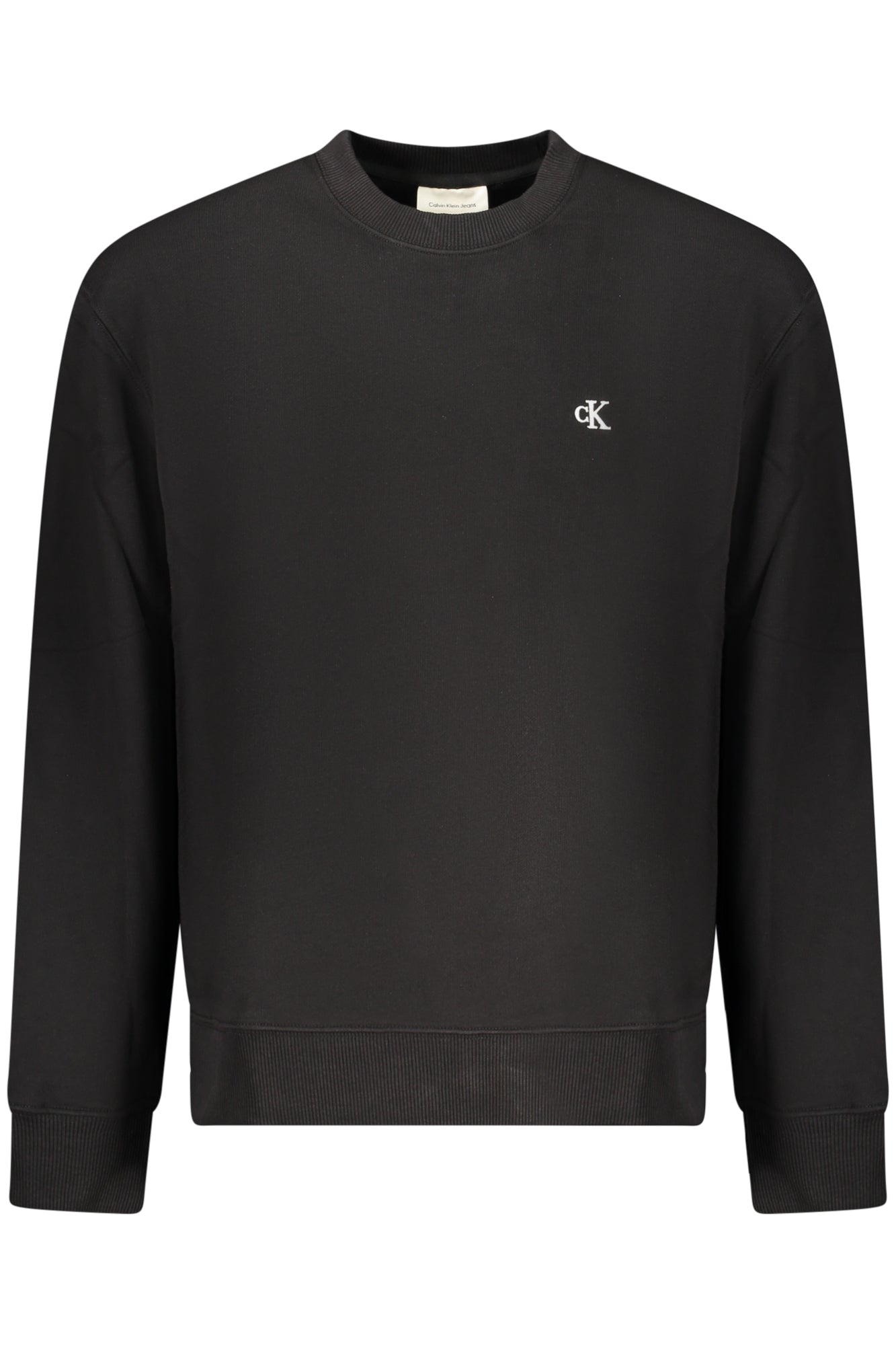 Sudadera negra con cremallera para hombre de Calvin Klein