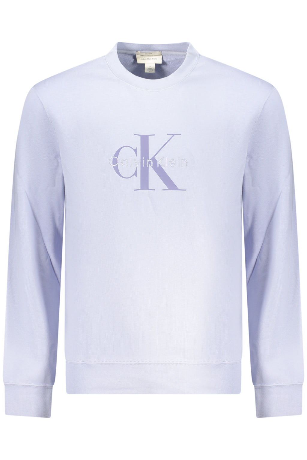 Sudadera morada con cremallera para hombre de Calvin Klein