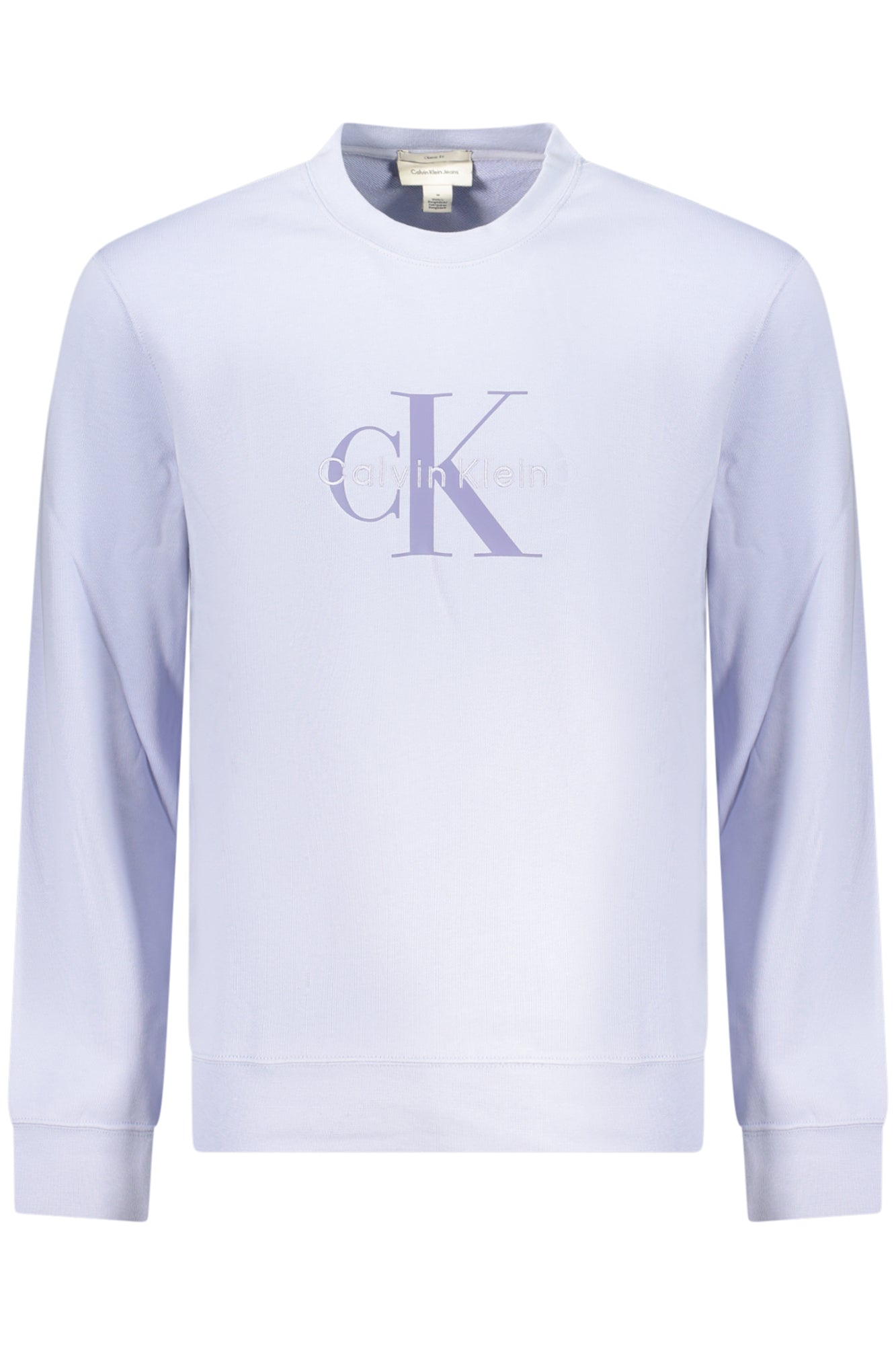 Sudadera morada con cremallera para hombre de Calvin Klein