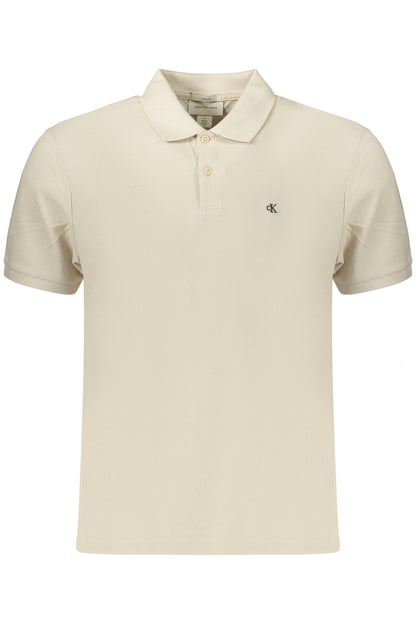POLO HOMME � MANCHES COURTES CALVIN KLEIN, BEIGE