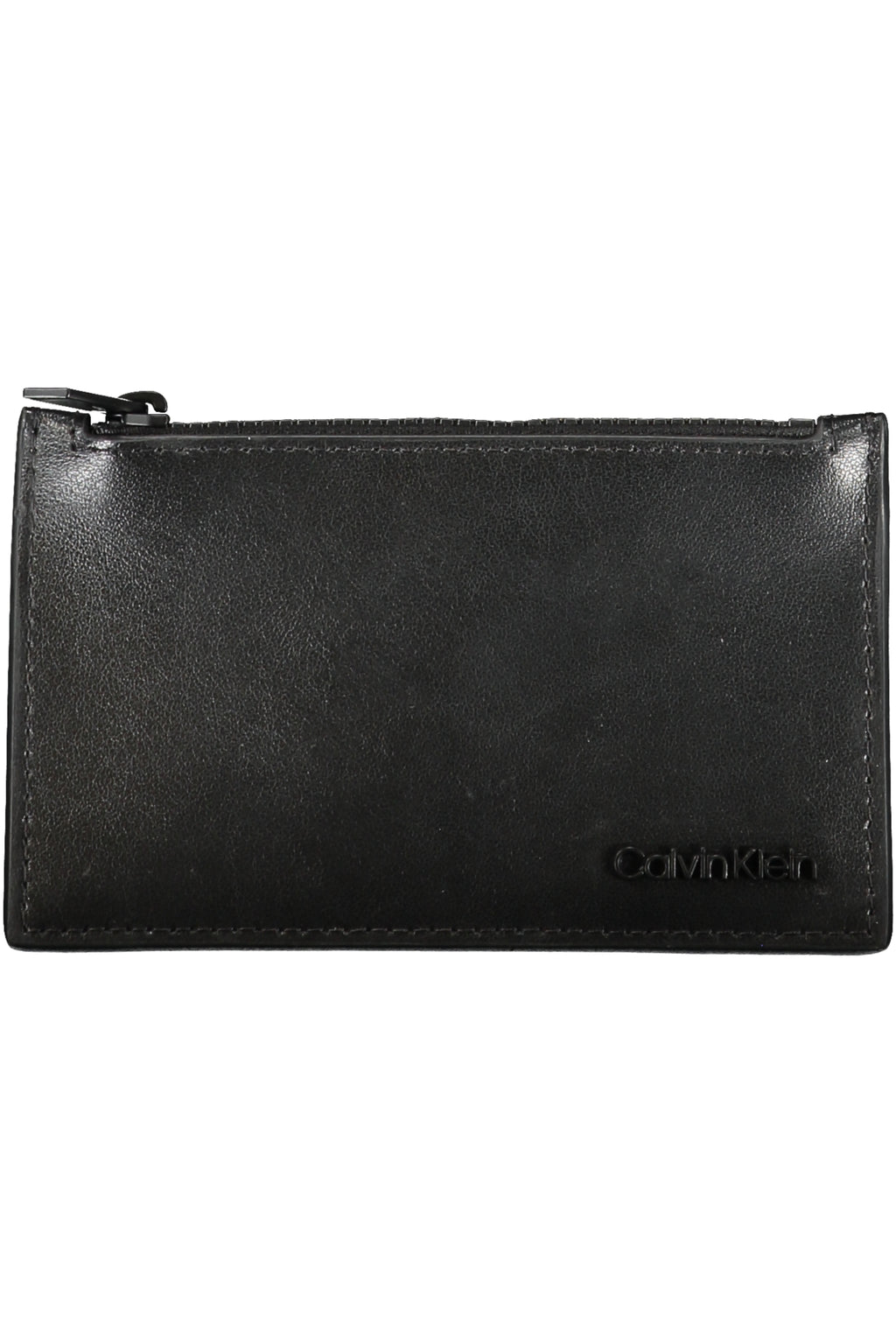 CARTERA DE UN BOLSILLO CON CIERRE DE CREMALLERA Y COMPARTIMENTOS EXTERNOS PARA UNA TARJETA. CALVIN KLEIN