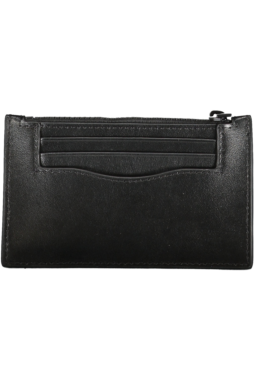 CARTERA DE UN BOLSILLO CON CIERRE DE CREMALLERA Y COMPARTIMENTOS EXTERNOS PARA UNA TARJETA. CALVIN KLEIN