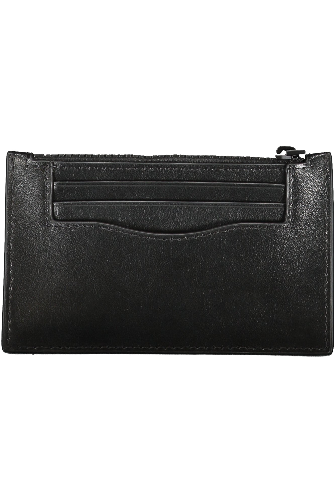 CARTERA DE UN BOLSILLO CON CIERRE DE CREMALLERA Y COMPARTIMENTOS EXTERNOS PARA UNA TARJETA. CALVIN KLEIN