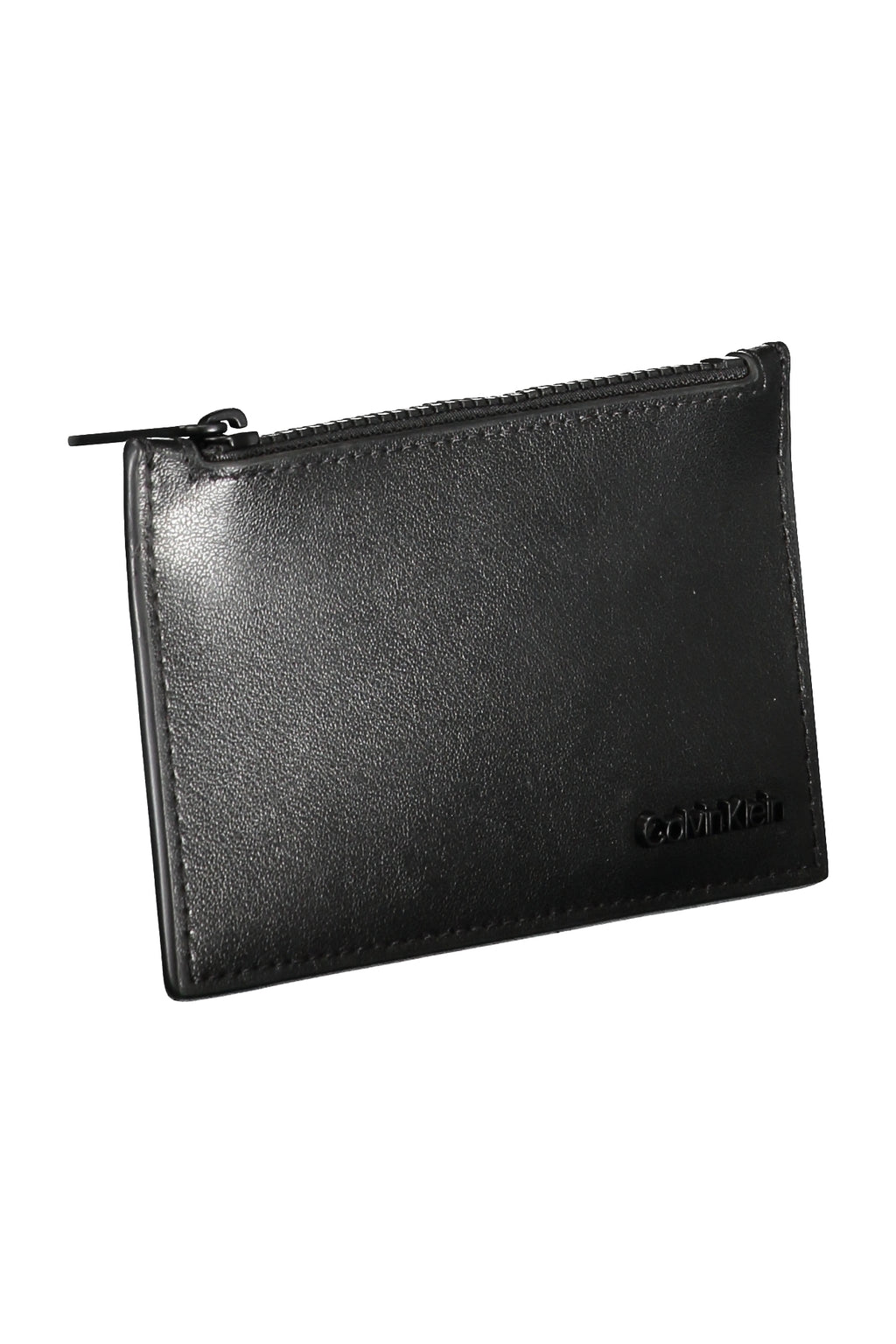CARTERA DE UN BOLSILLO CON CIERRE DE CREMALLERA Y COMPARTIMENTOS EXTERNOS PARA UNA TARJETA. CALVIN KLEIN