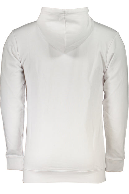 SWEAT-SHIRT SANS FERMETURE �CLAIR BLANC POUR HOMMES CAVALLI CLASS