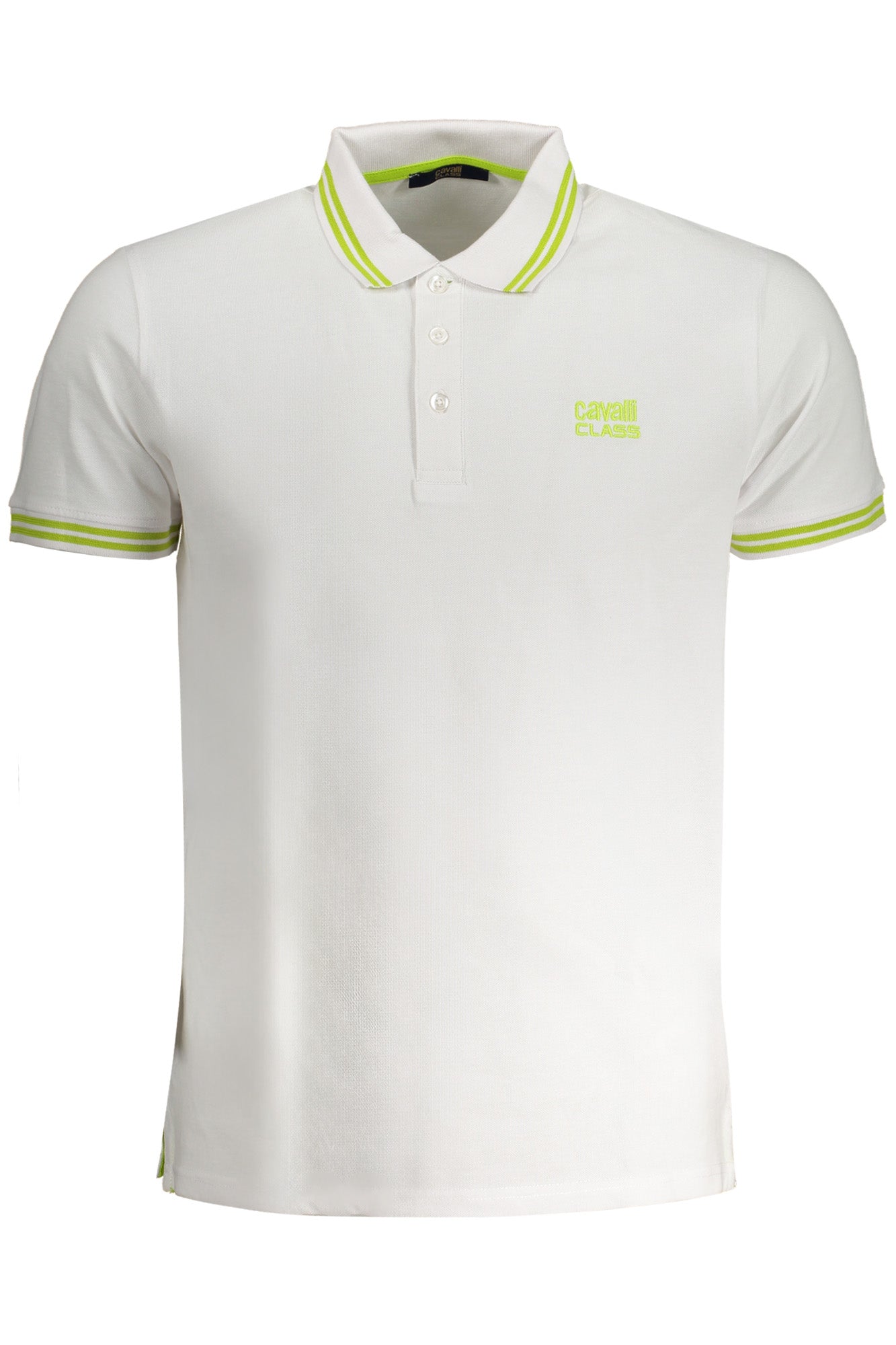 ""CAVALLI CLASS POLO MANICHE CORTE UOMO BIANCO""