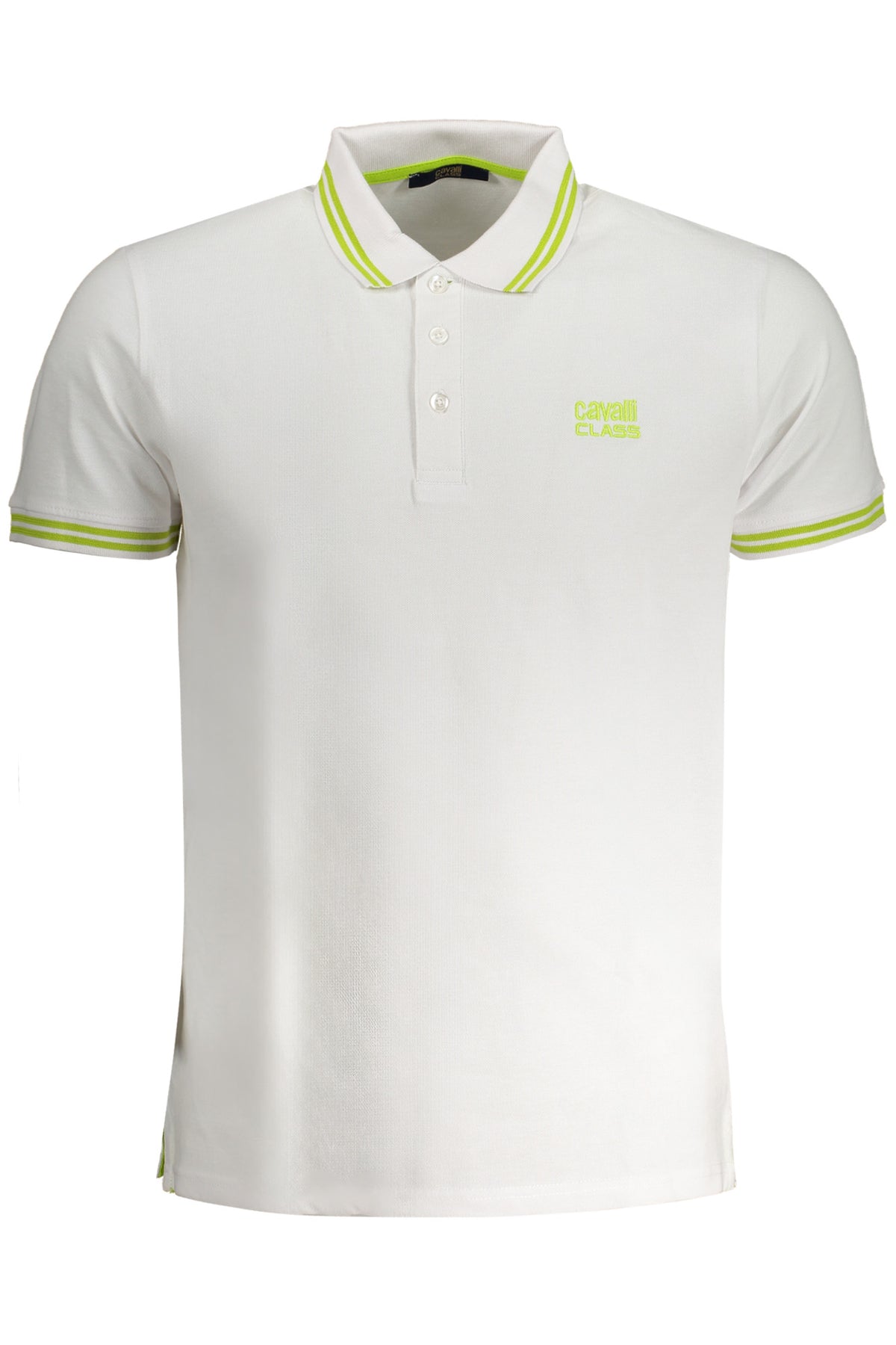 POLO DE MANGA CORTA PARA HOMBRE CAVALLI CLASS, COLOR BLANCO