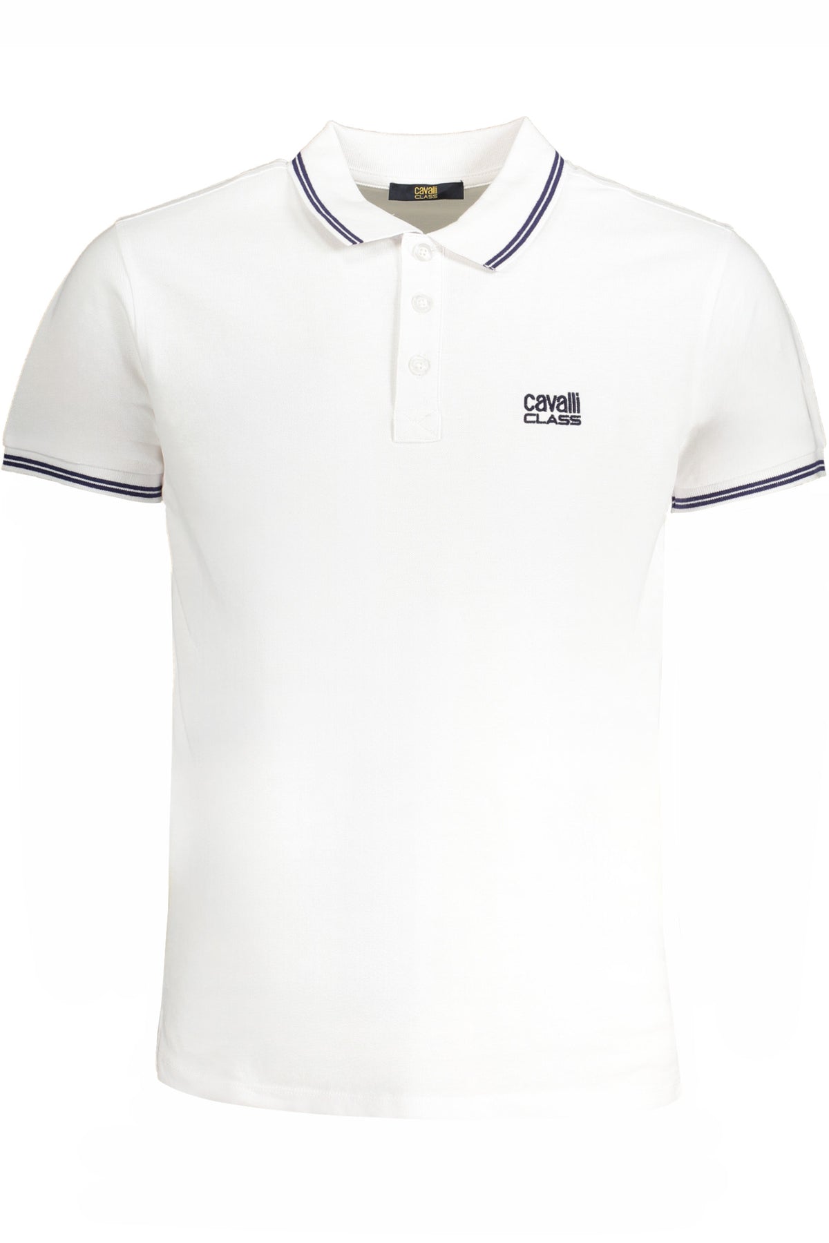 POLO DE MANGA CORTA PARA HOMBRE CAVALLI CLASS, COLOR BLANCO