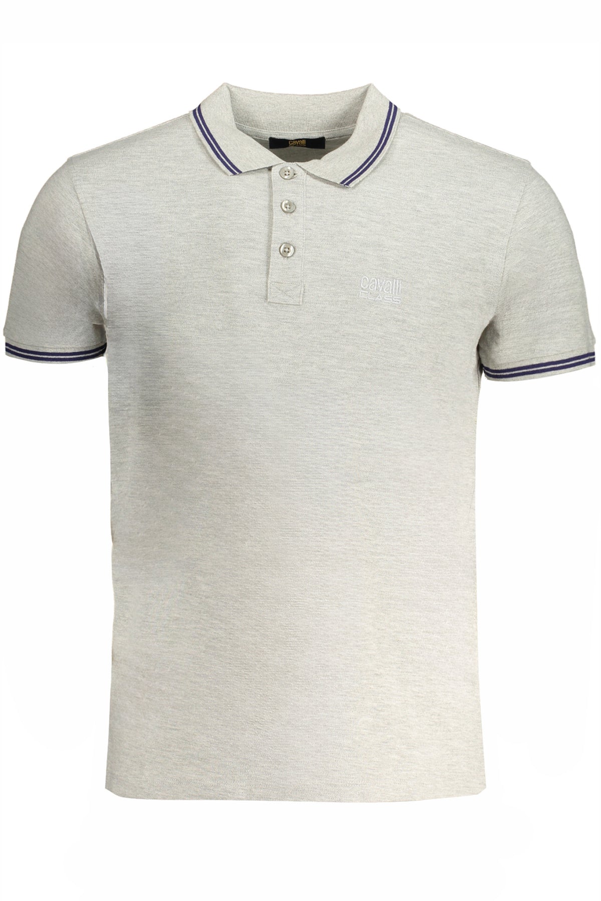 POLO DE MANGA CORTA PARA HOMBRE CAVALLI CLASS, GRIS