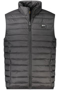 CHAQUETA NEGRA SIN MANGAS PARA HOMBRE CAVALLI CLASS