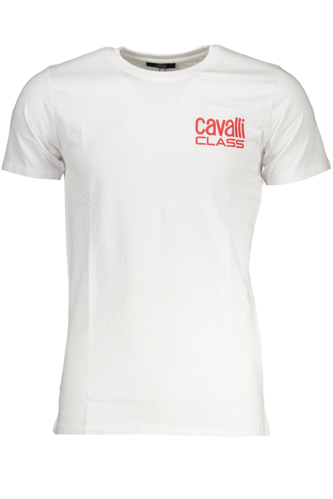CAMISETA DE MANGA CORTA PARA HOMBRE CAVALLI CLASS, COLOR BLANCO