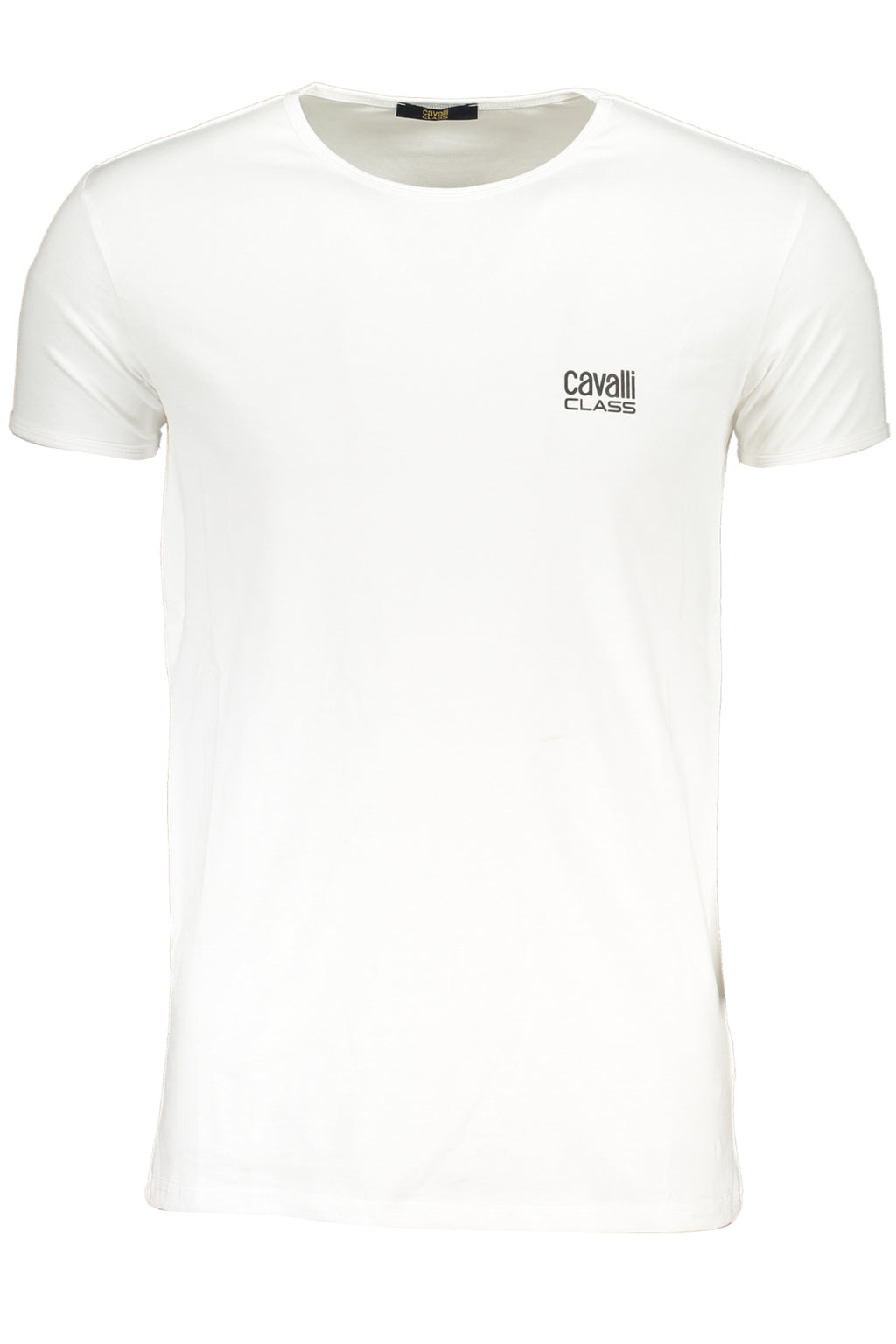 CAMISETA DE MANGA CORTA PARA HOMBRE CAVALLI CLASS, COLOR BLANCO