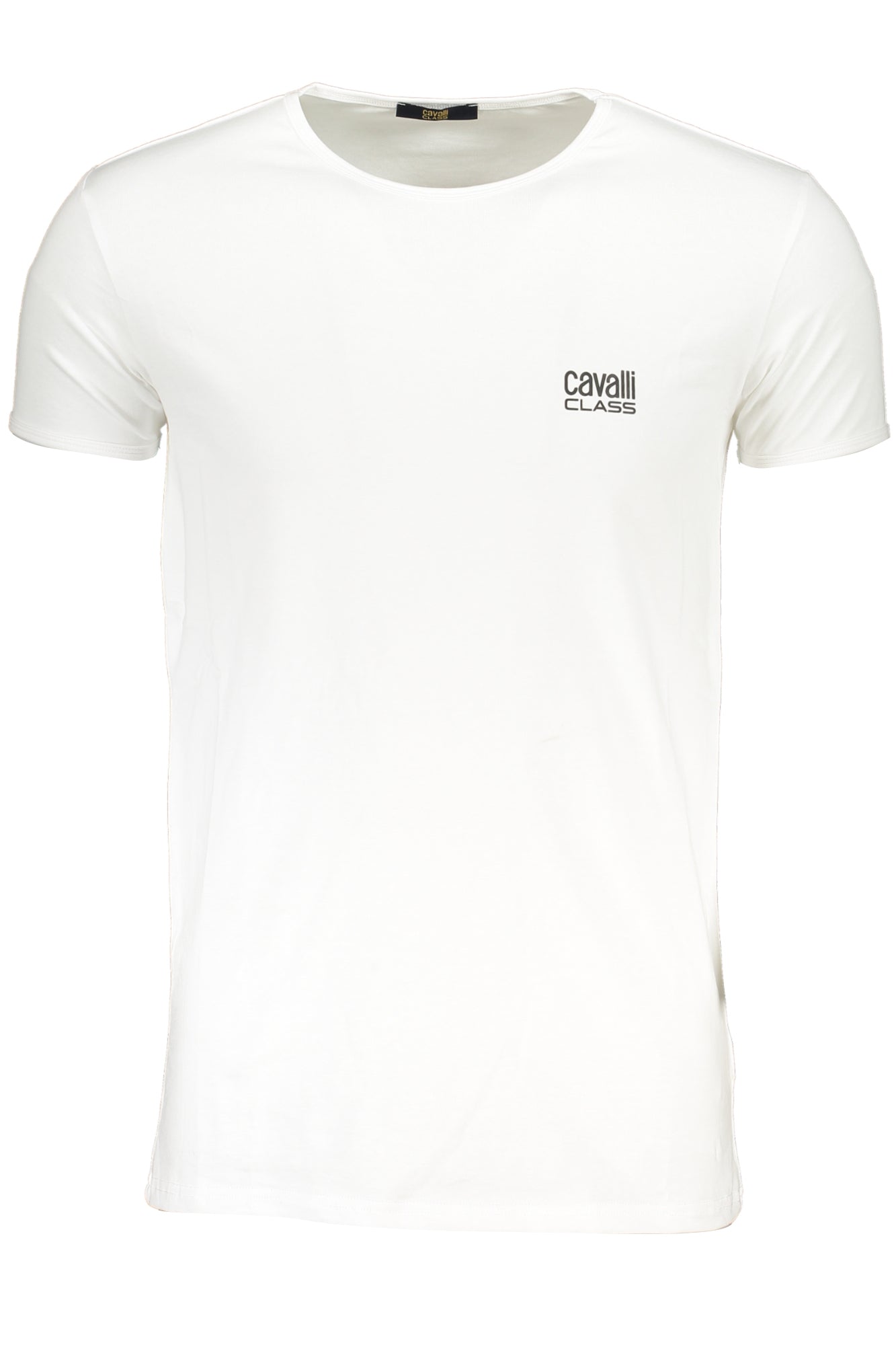 CAMISETA DE MANGA CORTA PARA HOMBRE CAVALLI CLASS, COLOR BLANCO
