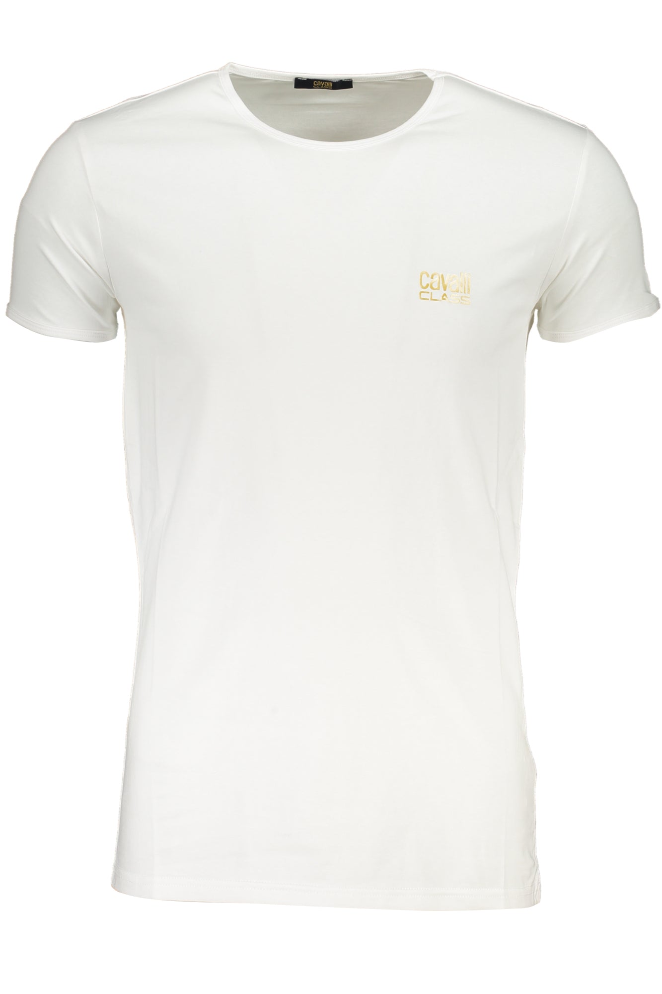 CAMISETA DE MANGA CORTA PARA HOMBRE CAVALLI CLASS, COLOR BLANCO