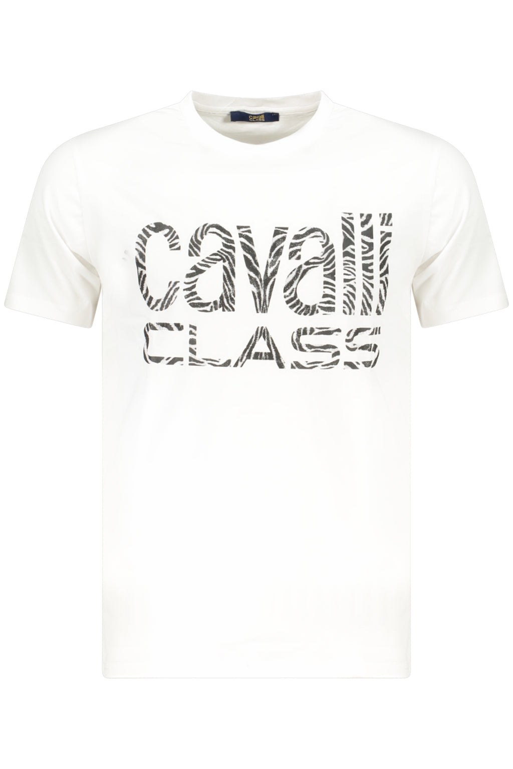 CAMISETA DE MANGA CORTA PARA HOMBRE CAVALLI CLASS, COLOR BLANCO
