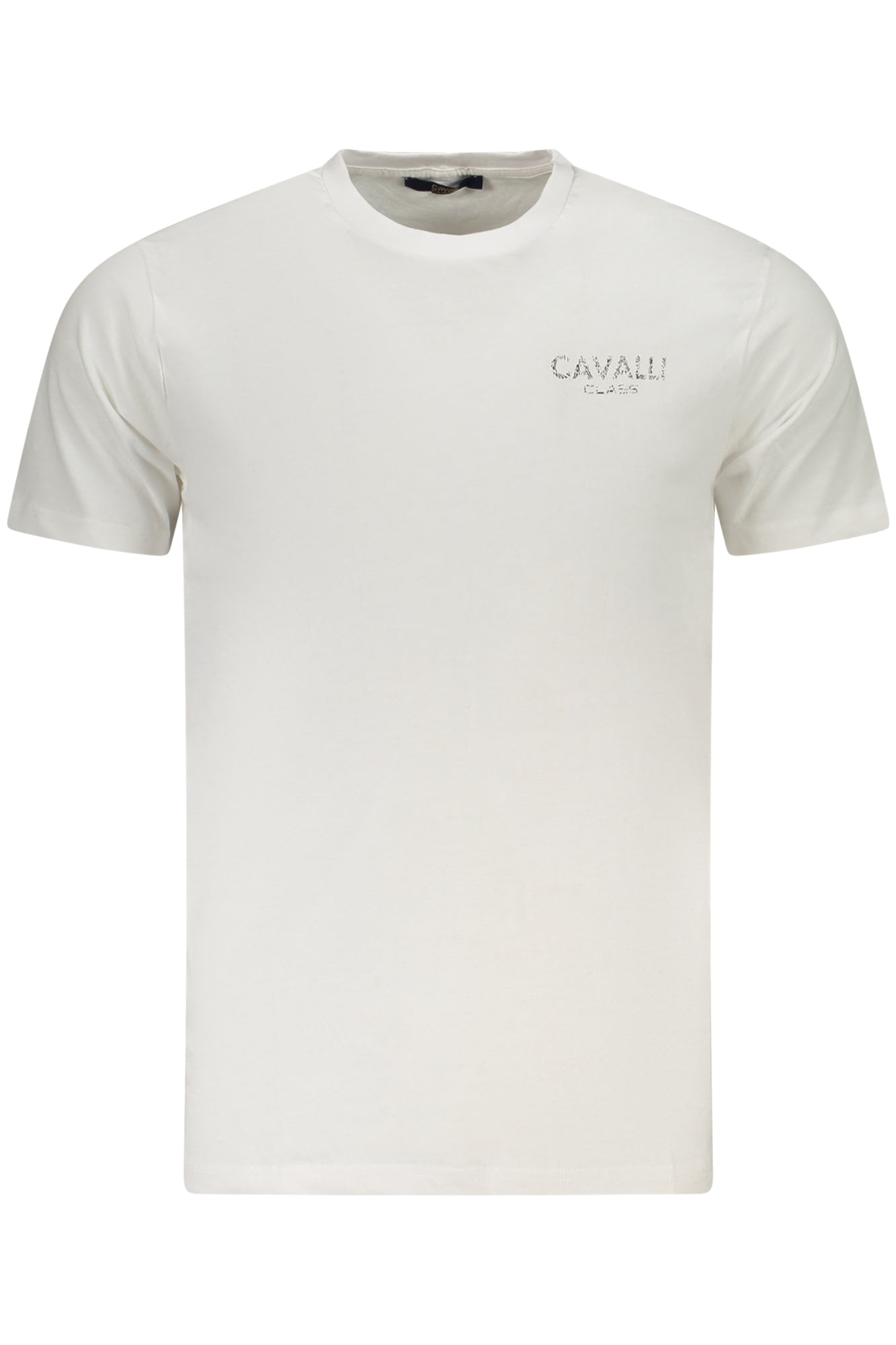 CAMISETA DE MANGA CORTA PARA HOMBRE CAVALLI CLASS, COLOR BLANCO