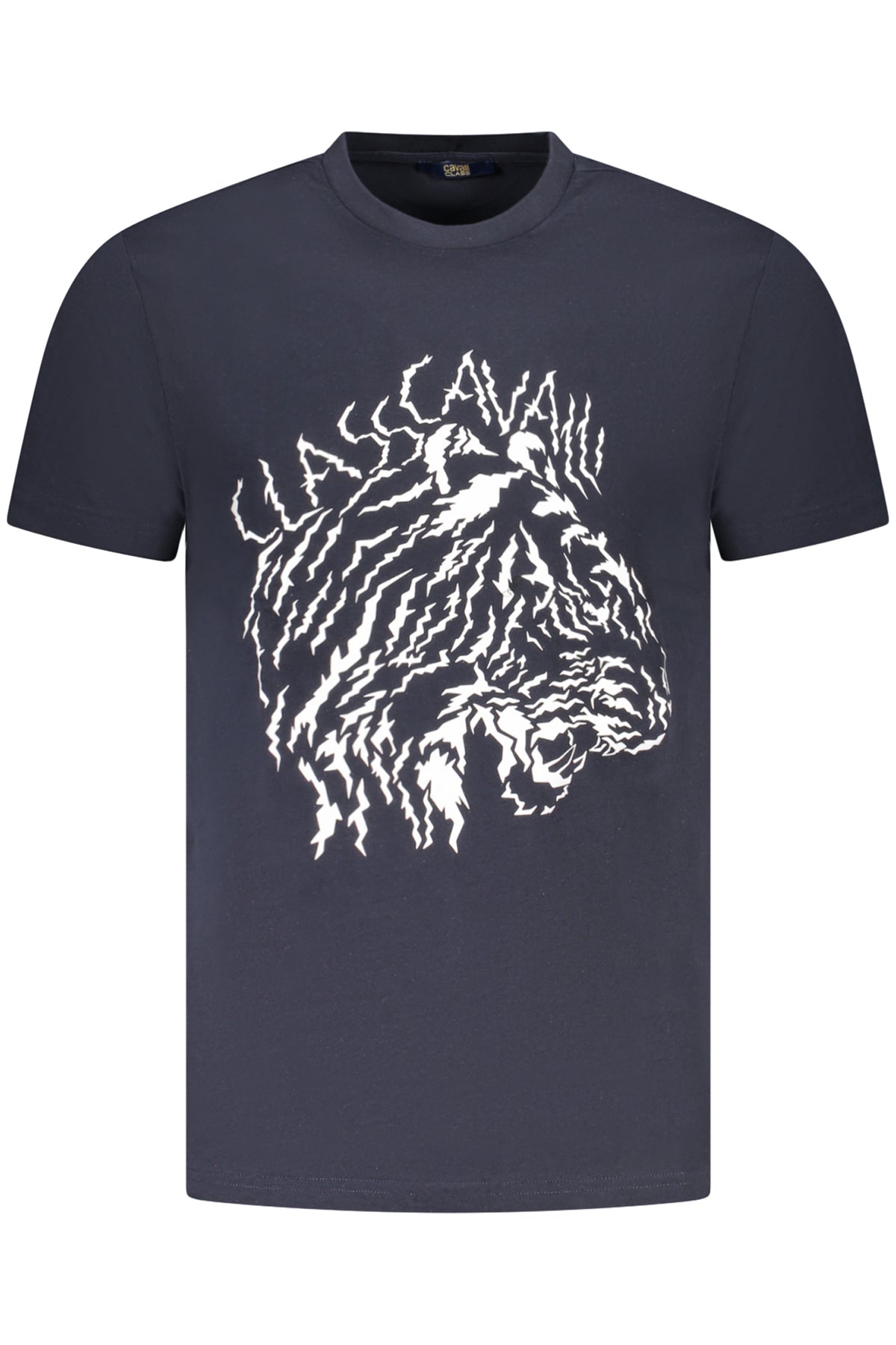 CAMISETA DE MANGA CORTA PARA HOMBRE CAVALLI CLASS AZUL
