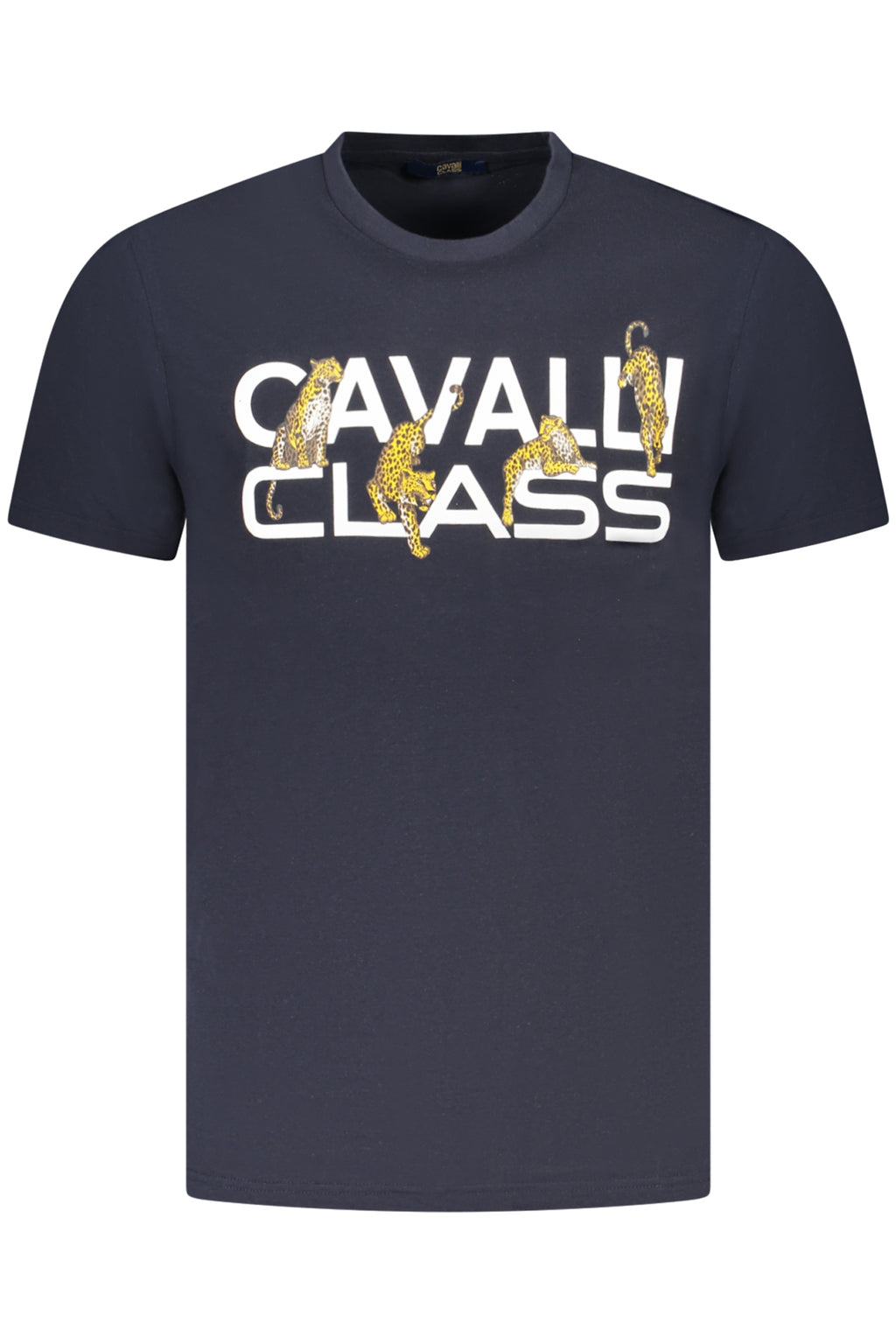 CAMISETA DE MANGA CORTA PARA HOMBRE CAVALLI CLASS AZUL