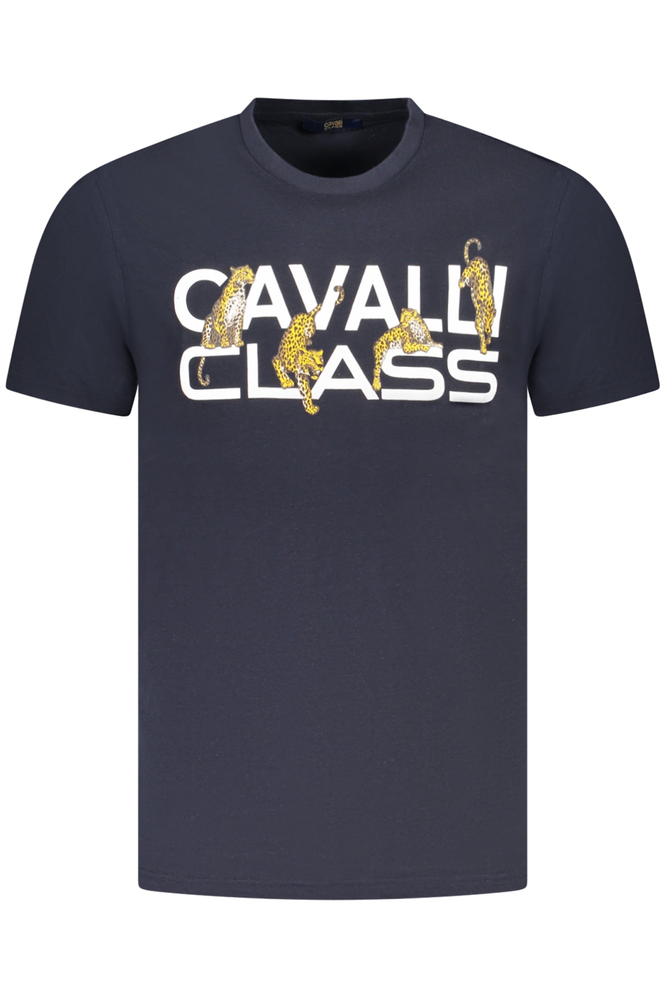 CAMISETA DE MANGA CORTA PARA HOMBRE CAVALLI CLASS AZUL