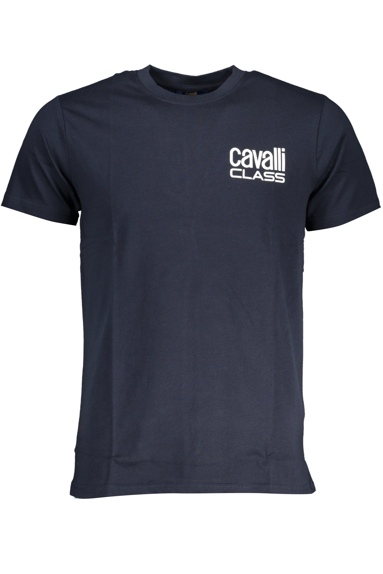 CAMISETA DE MANGA CORTA PARA HOMBRE CAVALLI CLASS AZUL