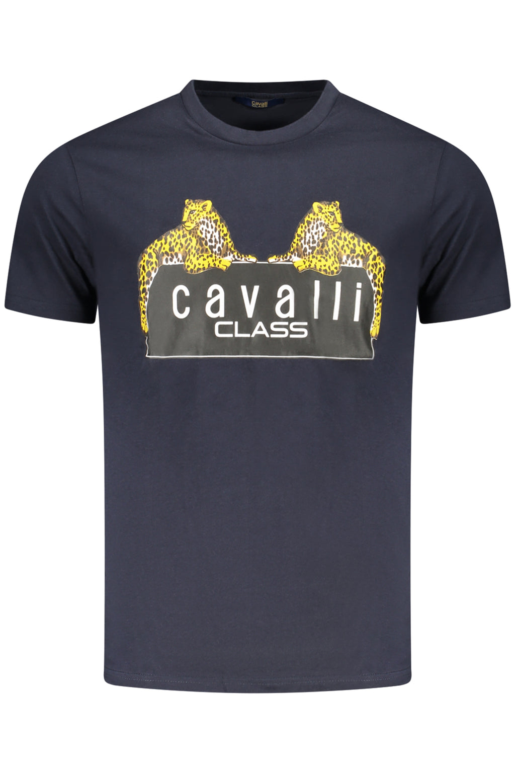 CAMISETA DE MANGA CORTA PARA HOMBRE CAVALLI CLASS AZUL