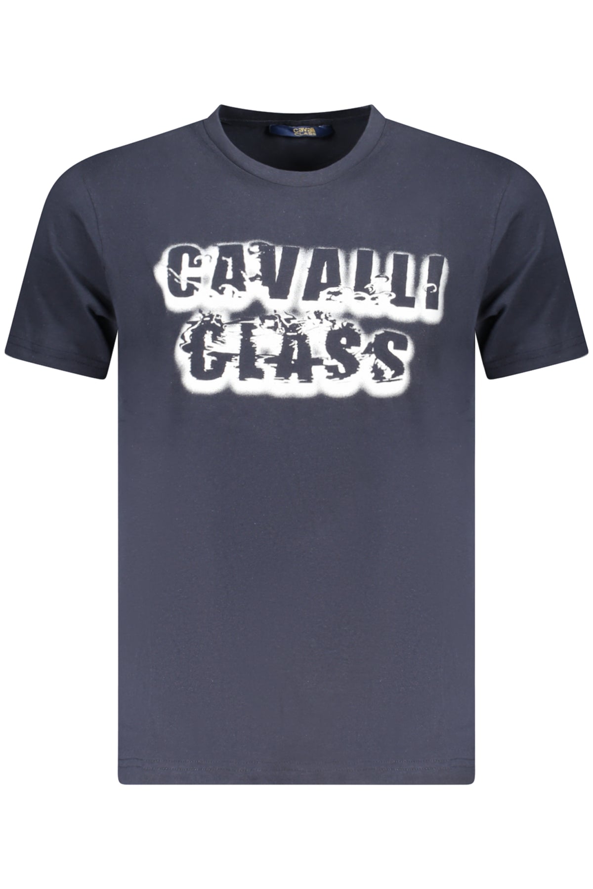 CAMISETA DE MANGA CORTA PARA HOMBRE CAVALLI CLASS AZUL