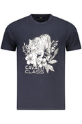 CAMISETA DE MANGA CORTA PARA HOMBRE CAVALLI CLASS AZUL