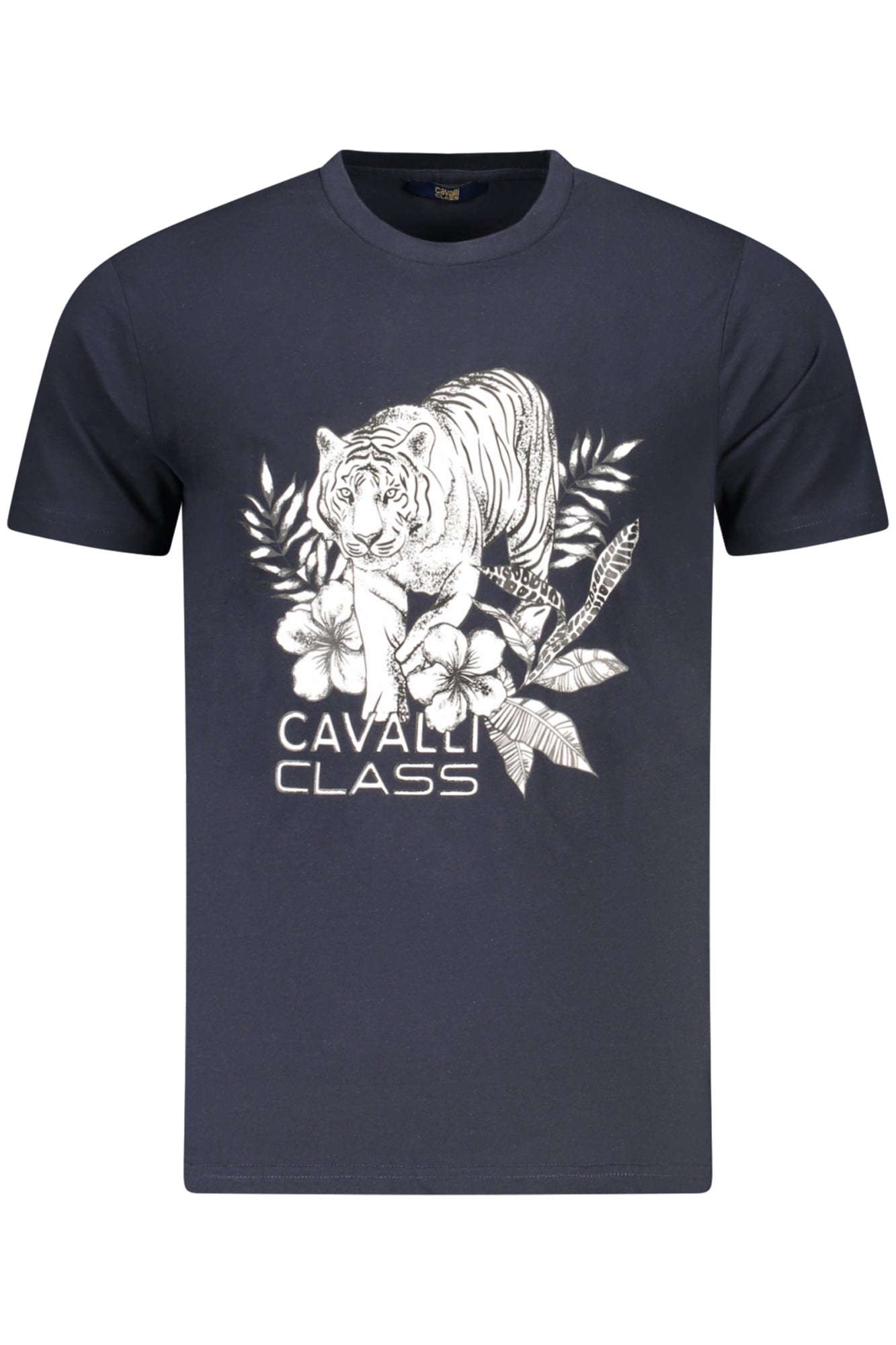 CAMISETA DE MANGA CORTA PARA HOMBRE CAVALLI CLASS AZUL