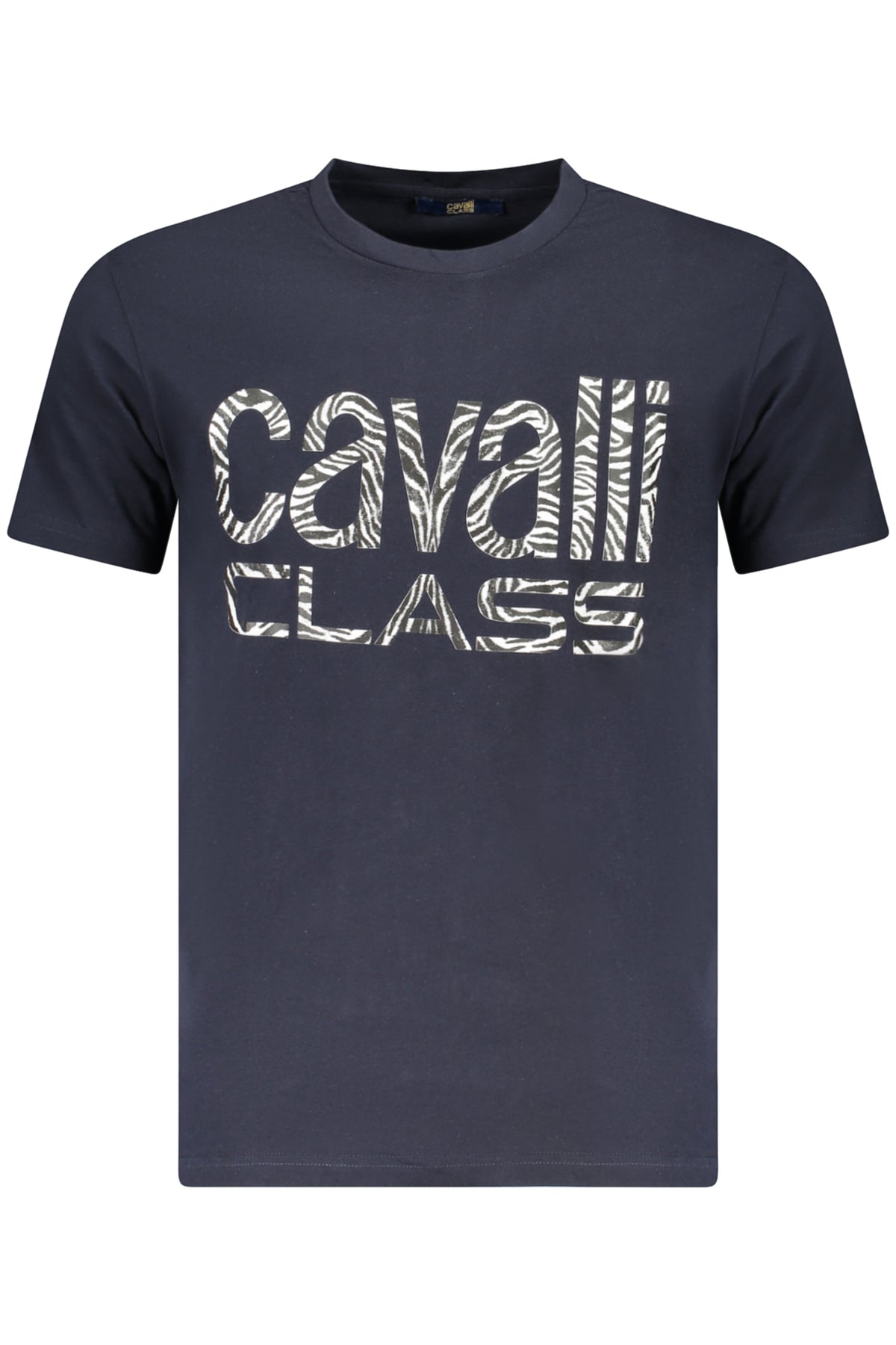 CAMISETA DE MANGA CORTA PARA HOMBRE CAVALLI CLASS AZUL